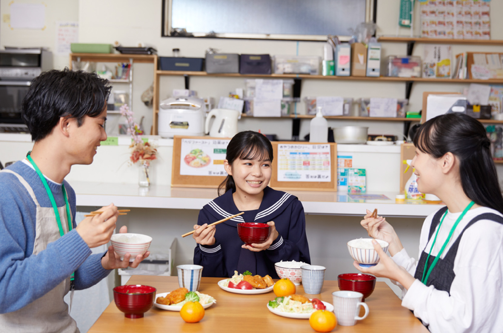 「いただきます」と「ごちそうさま」を言い合える団らんを